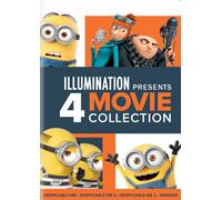 4-MOVIE COLLECTION-DESPICABLE M/DESPICABLE M-2/DESPICABLE M-3/MINIONS (DVD) NEW