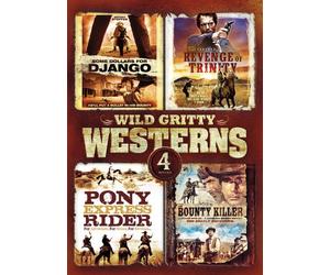 4-Movie Wild Gritty Westerns: The Bounty Killer / The Revenge of Trinity / Some Dollars for Django / Pony Express Rider