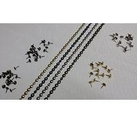 4 MTS UPHOLSTERY NAIL STIP STUDS TACKS 9.5MM BRONZE RENAISSANCE