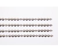 4 MTS UPHOLSTERY NAIL / STUD STRIP TACKS 9.5MM CHROME STRIP
