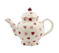 4 Mug Emma Bridgewater Pink Hearts 4 Mug Teapot, Ceramic