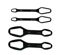 4 Multi-purpose Adjustable Wrenches 0.315-0.866 in Precision | Electroplated finish for auto repair and home use, non-slip handle for professional mechanics and various jobs