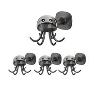 4 Multipurpose Swivel Hooks 360 Degree Rotating Hanger Towel Hanging Rack for Hanging Apparel and Accessories