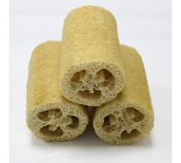 4 "Natural Agricultural Loofah (Beige) for Washing Dishes, Washing Pots, Bathtubs and Rubbing Feet. Exfoliating Body Sponge Scrub Skin Care in Tub Spa Shower. Natural Products, No Additives.