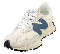 (4) New Balance 327 Womens Fashion Trainers in White Navy