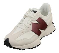 (4) New Balance 327 Womens Fashion Trainers in White Red