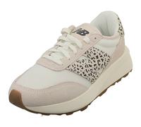 (4) New Balance 370 Unisex Fashion Trainers in Moonbeam Leopard