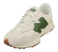 New Balance Unisex 327 Trainers - White, White, Size 4, Women White