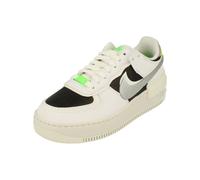 NIKE Womens Air Force 1 Shadow Trainers DN8006 Sneakers Shoes (UK 4 US 6.5 EU 37.5, White Metallic Silver 100)