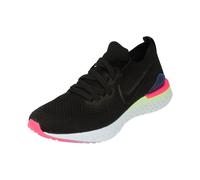 Nike Womens Epic React Flyknit 2 Black Trainers - Size UK 4