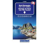 4 Northern Norway Road Map 1:420,000 scale: Mit Lofoten, Narvik, Brønnøysund inkl. Reiseinformationen (Regional maps - Norway)