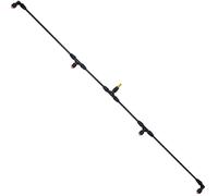 4-Nozzle Poly Boom Wand with 3/8" Brass Fitting - Convertible to 2 Nozzles, Lightweight for Garden, Farm