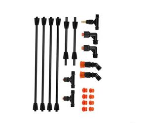 4-Nozzle Spray Bar Kit, Adjustable 74.8" Gardening Boom Wand with Brass Adapter, Wide Coverage for Orchard and Field Use