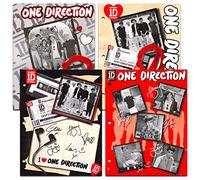 4 One Direction School Folders - Bundle with 4 One Direction 2 Pocket Heavy Duty Laminated Folders for School, Office, More | One Direction School Supplies
