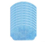 4 or 10 Pack Mop Cloth Replacement Accessories for Nedis WIFIVCR001CBK Robot Vacuum Cleaner Microfiber Mop Cloths Spare Parts (10 PACK)