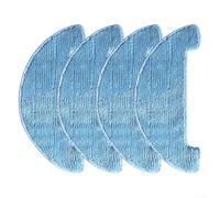 4 or 10 Pack Replacement Mop Cloths for Loorow AT800 Accessories 3In1 Robot Vacuum Microfiber Mop Pads for Household Floor Use (4 PACK)