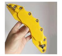 4 Or 2 Pcs ABS Plastic Disc Brake Caliper Cover With Motor Sport Sticker F30 E90 E60 F10 X5 X1 X3 X2 3 Series E46 E39(Yellow SM,2 pcs size L)