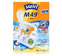 4 Original Swirl M49 Vacuum Cleaner Bags for Miele Euroclassic 2000
