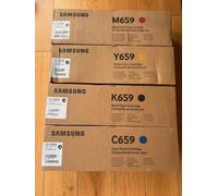 4 Original Toner Samsung MultiXpress CLX-8640ND CLX-8650ND / K659 C659 M659 Y659