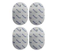 4 Oval TENS Electrode Pads Compatible for Panasonic TENS Machines - Pads for TENS EMS Devices - Size 70x50mm - axion Brand Quality