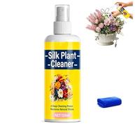 4 Oz/120 Ml Artificial Plant & Flower Cleaner-Fast-Acting Spray, Silk Plant Cleaner Spray no Wipe Needed, Restores Shine, Artificial Plant Protector Stops Fading, for Fabrics and Dried Flowers (1pc)