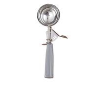 4 OZ Scoop, Large Ice Cream Scoop with Trigger Release, Disher, Size #8 (1/4 Cup) Cookie Scoop, Stainless Steel Muffin Scoops, Handle, for Cookie Dough, Cupcake Batter, Muffin, Ice Cream,Melon