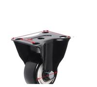 4 Pack 1.5" Swivel Casters with Brake PU Polyurethane Silent Wheels for Furniture HeavyDuty Replacement Parts for Smooth Mobility and Stability