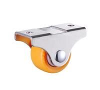 4 Pack 1" Silent Fur Linear WheelsDurable Rigid Plastic PP Casters for Sliding Doors Smooth Directional Movement HeavyDuty Fixed Pulleys Ideal for Home & Office Use