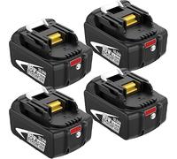 4 Pack 10.0Ah Replacement for Makita 18V Battery Compatible with Makita Power Tools BL1860B BL1850 BL1850B BL1860 BL1840 BL1830 BL1815 Makita 18V BL1845 BL1835 LXT400 194205-3 194309-1