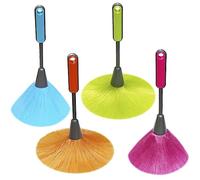 4 Pack 10" Small Microfiber Duster, Delicate Fluffy Microfiber Feather Duster, Suitable for Light Daily Household Dusting, Perfect for Cleaning Desk, Computer Screen, TV Screen, Books, Photo Frames