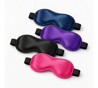 4 Pack 100% Blackout Sleep Mask LTG PRO - Memory Foam Eye Mask with Adjustable Strap, No Eye Pressure, Perfect for Travel, Shift Work & Deep Sleep (Black, Pink, Purple, Blue) (Black-Pink-Purple-Blue)