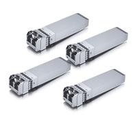 [4 Pack] 10Gtek 10Gb SFP+ SR Multimode Module, 850nm MMF Fiber LC 300-Meter | 10GBase-SR Transceiver, Compatible for Cisco SFP-10G-SR, Meraki, Ubiquiti UF-MM-10G, Mikrotik S+85DLC03D, Netgear and More