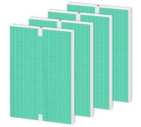 4 Pack 116130 HEPA Toxin Absorber Replacement Filter H for Winix 5500-2 Am80 Plasmawave Air Purifier True HEPA Filter,Green