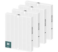 4 Pack 116130 Replacement Filter H for Winix PlasmaWave 5500 5500-2 AM80 Air Purifier, Compatible with Winix Filter H, High Efficiency Filter For Home Bedroom Large Room Office Pets Smoke Pollen Odor