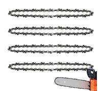 4 Pack 12 Inch Chainsaw Chains 3/8 LP Pitch .050" Gauge 45 Drive Links, 12" Replacement Chain Low-Kickback Compatible with Craftsman, Greenworks, Poulan, Remington, Echo, Ryobi and more