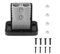 4-Pack 120A Battery Cable Quick Connector for Anderson Plug/for 12V-36V RV, Solar Systems, Forklift, Marine and Industrial Use, Copper-Silver Contacts, Grey