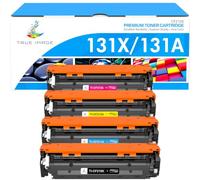 4 Pack 131A M276nw Compatible for HP 131X 131A Toner Cartridge Multipack | Laserjet Pro 200 Color MFP M276nw M276n M251nw M251n CF210X CF210A CF210A CF211A CF212A (Black, Cyan, Yellow, Magenta)