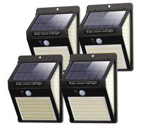 [4 Pack] 140LED Solar Security Lights Outdoor, Litogo Solar Motion Sensor Lights 270ÂºWide Angle Waterproof Solar Powered Durable Wall Light