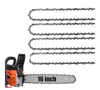 4 Pack 16 Inch Chainsaw Replacement Chain 3/8" LP Pitch, .050" Gauge, 56 Drive Links S56 Chainsaw Blade Guide Bar Chain Fit Craftsman, Poulan, Husqvarna, Echo, Greenworks, Ryobi, Homelite and More