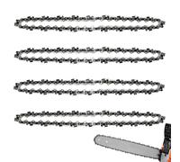 4 Pack 18 Inch Chainsaw Chain 62 Drive Links .050" Gauge, 3/8" Pitch, 18" Replacement Chain Low-Kickback Chainsaw Chains Compatible with Husqvarna, Echo, Poulan, Craftsman and more