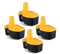 4 Pack 18V 6.0Ah Ni-MH Battery Replacement for Dewalt 18V Battery Compatible with Dewalt Battery DC9098 DC9096 DC9099 DC970 DW9095 DW9096 DE9039 DE9095 DE9096 DE9098 DW9098 DW9099