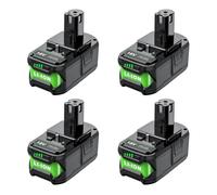 4-Pack 18V 8000mAh Battery Replacement for Ryobi 18V Battery One+