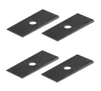 4 Pack 2 Degree Pinion Angle Rear Leaf Spring Axle Shims, Lift Blocks