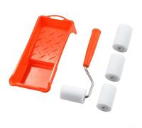 4 Pack 2 Inch Foam Rollers with Plastic Tray