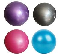 4-Pack 25cm Mini Exercise Balls, Soft Non-Slip Pilates Yoga Ball Set with Pump for Core Fitness, Stretching, Therapy (4 Colors)