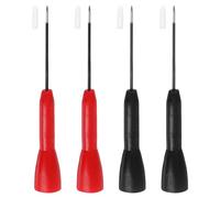 4 Pack 2mm Multimeter Test Leads Back Probe Pins Multimeter Probes Non-Destructive Insulation Wire Piercing Needle for Car Repairing and Automotive Testing Tools