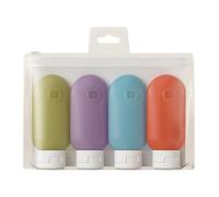 4 Pack 2oz Travel Bottles for Toiletries, Tsa Approved Portable Travel Bottles, BPA Free Leak Proof Squeezable Travel Size Containers, Travel Accessories for Shampoo Conditioner Lotion Liquids