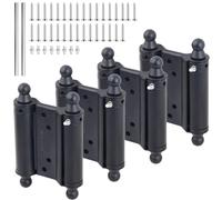 4 Pack 3’’ Double Action Hinges, Double Swing Hinges Swinging Door Hinge Cafe Door Hinges, Stainless Steel Trap Door Hinges Spring Hinge (3’’)