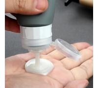 4 Pack 3oz BPA - Free Travel Bottles - Leak - Proof Silicone Squeezable Containers for Shampoo Conditioner & Lotion