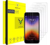 4-Pack 4.7-Inch Tempered Glass Screen Protector For iPhone SE 3/2, 6s/6, 7/8